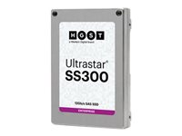WD Ultrastar SS300 HUSTR7676ASS204 - Disque SSD - chiffré - 7.68 To - interne - 2.5" SFF - SAS 12Gb/s 0B34960