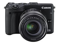 Canon EOS M3 - Appareil photo numérique - sans miroir - 24.2 MP - APS-C - 1080p / 30 pi/s - corps uniquement - Wi-Fi, NFC - noir 9694B109