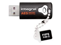 Integral Crypto Drive FIPS 140-2 - Clé USB - chiffré - 4 Go - USB 2.0 - FIPS 140-2 Level 2 INFD4GCRYPTO140-2