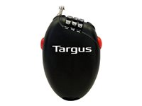 Targus Câble de verrouillage de voyage rétractable - Câble de sécurité - noir - 73 cm ASP01EU