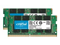 Crucial - DDR4 - kit - 8 Go: 2 x 4 Go - SO DIMM 260 broches - 2666 MHz / PC4-21300 - CL19 - 1.2 V - mémoire sans tampon - non ECC CT2K4G4SFS6266