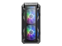 Cooler Master MasterCase H500M - Tour - ATX étendu - pas d'alimentation (ATX / PS/2) - gris de fer - USB/Audio MCM-H500M-IHNN-S00