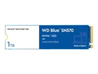 WD Blue SN570 NVMe SSD WDS100T3B0C - SSD - 1 To - interne - M.2 2280 - PCIe 3.0 x4 (NVMe) WDS100T3B0C