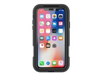 Griffin Survivor Extreme - Boîtier de protection pour téléphone portable - robuste - silicone, polycarbonate, polyuréthanne thermoplastique (TPU) - teinte noire - pour Apple iPhone X TA43979