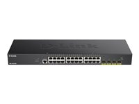 D-Link DGS 1250-28X - Commutateur - L3 Lite - intelligent - 24 x 10/100/1000 + 4 x 10 Gigabit SFP+ - Montable sur rack DGS-1250-28X