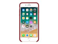 Apple (PRODUCT) RED - Coque de protection pour téléphone portable - cuir - rouge - pour iPhone 7 Plus, 8 Plus MQHN2ZM/A