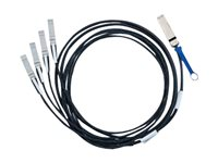 Mellanox Hybrid Passive Copper - Câble réseau - QSFP+ (M) pour SFP+ (M) - 3 m - SFF-8431/SFF-8436 - passif MC2609130-003