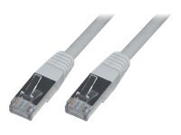 MCL Samar - Cordon de raccordement - RJ-45 (M) pour RJ-45 (M) - 2 m - SFTP - CAT 6e - moulé, sans crochet, bloqué - gris FCC6BMSF-2M