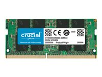 Crucial - DDR4 - module - 4 Go - SO DIMM 260 broches - 2666 MHz / PC4-21300 - CL19 - 1.2 V - mémoire sans tampon - non ECC CT4G4SFS6266