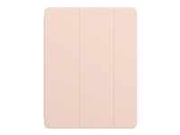 Apple Smart Folio - Protection à rabat pour tablette - polyuréthane - sable rose - 12.9" - pour 12.9-inch iPad Pro (3ème génération, 4ème génération) MXTA2ZM/A