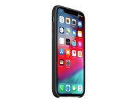 Apple - Coque de protection pour téléphone portable - silicone - noir - pour iPhone XS MRW72ZM/A