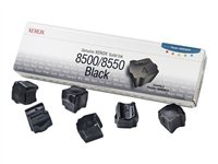 Xerox Phaser 8500/8550 - 6 - noir - encres solides - pour Phaser 8500DN, 8500N, 8550DP, 8550DT, 8550DX 108R00672