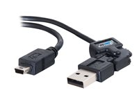 C2G FlexUSB - Câble USB - USB (M) pour mini USB type B (M) - USB 2.0 81587