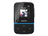 SanDisk Clip Sport Go - Lecteur numérique - 32 Go - bleu SDMX30-032G-G46B