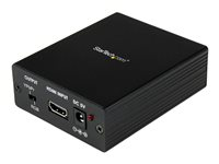 StarTech.com Convertisseur HDMI vers VGA avec audio - Adaptateur HDMI - HDMI femelle/3,5 mm femelle/VGA femelle/3x RCA mâle - 1920 x 1200 - Convertisseur vidéo - HDMI - vidéo composante, VGA - noir HDMI2VGA