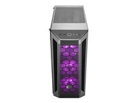 Cooler Master MasterBox MB511 RGB - Tour midi - ATX - pas d'alimentation (ATX) - noir - USB/Audio MCB-B511D-KGNN-RGB