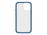 LifeProof SEE - Coque de protection pour téléphone portable - 45 % de plastique recyclé - bleu indéfectible - pour Apple iPhone 13 mini 77-83627