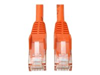 Tripp Lite 5ft Cat6 Gigabit Snagless Molded Patch Cable RJ45 M/M Orange 5' - Cordon de raccordement - RJ-45 (M) pour RJ-45 (M) - 1.5 m - UTP - CAT 6 - moulé, sans crochet, bloqué - orange N201-005-OR