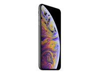 Apple iPhone XS Max - Smartphone - double SIM - 4G Gigabit Class LTE - 512 Go - GSM - 6.5" - 2688 x 1242 pixels (458 ppi) - Super Retina HD - 2x caméras arrière (2x front cameras) - argent MT572ZD/A