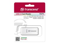 Transcend P5 - Lecteur de carte (SD, microSD, SDHC, microSDHC, SDXC, microSDXC, SDHC UHS-I, microSDHC UHS-I, microSDXC UHS-I) - USB 2.0 TS-RDP5W
