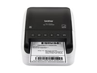 Brother QL-1110NWB - Imprimante d'étiquettes - thermique direct - Rouleau (10,36 cm) - 300 x 300 ppp - jusqu'à 110 mm/sec - USB 2.0, LAN, Wi-Fi(n), Bluetooth 2.1 EDR - outil de coupe QL1110NWBUA1