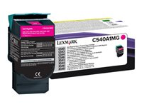 Lexmark - Magenta - original - cartouche de toner LCCP, LRP - pour Lexmark C540, C543, C544, C546, X543, X544, X546, X548 C540A1MG