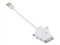 MCL Samar USB2-3C - Concentrateur (hub) - 4 x USB 2.0 - de bureau - pour Apple iPad 1; 2; iPhone 3G, 3GS, 4; iPod; iPod classic; iPod mini; iPod nano; iPod touch USB2-3C