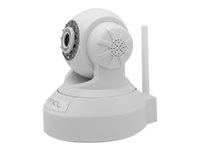 MCL Samar IP-CAMD610AW - Caméra de surveillance réseau - panoramique / inclinaison - couleur (Jour et nuit) - 0,3 MP - 640 x 480 - Focale fixe - audio - sans fil - Wi-Fi - 10Base-T - MJPEG - CC 5 V IP-CAMD610AW