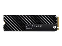 WD Black SN750 NVMe SSD WDS500G3XHC - SSD - 500 Go - interne - M.2 2280 - PCIe 3.0 x4 (NVMe) - dissipateur de chaleur intégré WDS500G3XHC