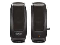 Logitech S-120 - Haut-parleurs - pour PC - 2.3 Watt (Totale) - noir 980-000010