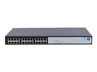 HPE OfficeConnect 1420 24G - Commutateur - non géré - 24 x 10/100/1000 - de bureau, Montable sur rack JG708B#ABB