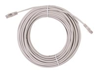 Uniformatic - Cordon de raccordement - RJ-45 (M) pour RJ-45 (M) - 15 m - FTP - CAT 6 - moulé, bloqué - gris 23035