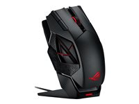 ASUS ROG Spatha - Souris - pour droitiers - laser - 12 boutons - sans fil, filaire - 2.4 GHz - récepteur sans fil USB - noir titane - pour 15; ROG Strix G15; ROG Zephyrus G14; TUF Gaming F15; F17; FX505; TUF505; ZenBook 13; 14 90MP00A1-B0UA00