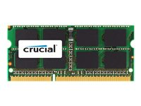 Crucial - DDR3 - module - 4 Go - SO DIMM 204 broches - 1066 MHz / PC3-8500 - CL7 - 1.5 V - mémoire sans tampon - non ECC - pour Apple iMac; Mac mini; MacBook (Fin 2008, Fin 2009, Mi-2010); MacBook Pro CT4G3S1067M