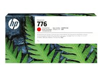 HP 776 - 1 L - haute capacité - rouge chromatique - original - DesignJet - cartouche d'encre - pour DesignJet Z9+ Pro 1XB10A