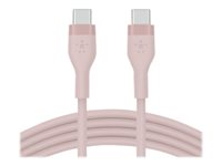 Belkin BOOST CHARGE - Câble USB - 24 pin USB-C (M) pour 24 pin USB-C (M) - USB 2.0 - 2 m - rose CAB009BT2MPK