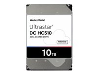 WD Ultrastar He10 HUH721010AL4205 - Disque dur - chiffré - 10 To - interne - 3.5" - SAS 12Gb/s - 7200 tours/min - mémoire tampon : 256 Mo - cryptage TCG avec FIPS 0F27405