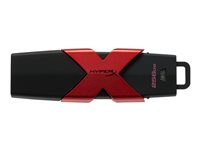 HyperX Savage - Clé USB - 256 Go - USB 3.1 - noir, rouge métallique HXS3/256GB