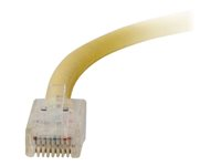 C2G Câble de raccordement réseau Cat5e non amorcé non blindé (UTP) - Cordon de raccordement - RJ-45 (M) pour RJ-45 (M) - 2 m - UTP - CAT 5e - bloqué, uniboot - jaune 83103