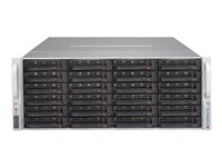 Supermicro SC847 BA-R1K28LPB - Rack-montable - 4U - Extended ATX améliorée - SATA/SAS - hot-swap 1280 Watt - noir CSE-847BA-R1K28LPB