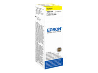 Epson T6644 - 70 ml - jaune - original - recharge d'encre - pour Epson L386; EcoTank ET-2600, 2650, L121, L1455; EcoTank ITS L3050, L3060, L3070 C13T66444A