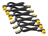 APC - Câble d'alimentation - power IEC 60320 C13 pour IEC 60320 C14 - 10 A - 1.83 m - connecteur à 90° - noir - Mondial - pour P/N: SCL500RMI1UC, SCL500RMI1UNC, SMTL750RMI2UC, SRT1500RMXLI, SRT1500XLI, SRT2200XLI-KR AP8706R-WW