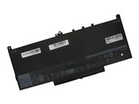 DLH - Batterie de portable (standard) (équivalent à : Dell 451-BBSY, Dell 1W2Y2, Dell 242WD, Dell MC34Y, Dell J60J5, Dell WYWJ2, Dell NJJ2H) - lithium-polymère - 7200 mAh - 55 Wh - noir - pour Dell Latitude E7270, E7470 DWXL2823-B055Q2