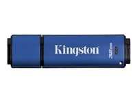 Kingston DataTraveler Vault Privacy 3.0 Management-Ready - Clé USB - chiffré - 32 Go - USB 3.0 DTVP30DM/32GB