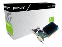 PNY GeForce GT 710 - Carte graphique - GF GT 710 - 1 Go DDR3 - PCIe 2.0 x16 profil bas - DVI, D-Sub, HDMI GF710GTLH1GEPB