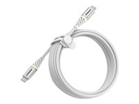 OtterBox Premium - Câble USB - 24 pin USB-C (M) pour 24 pin USB-C (M) - 3 m - ciel nuageux blanc 78-52682