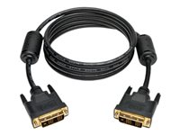 Tripp Lite 15ft DVI Single Link Digital TMDS Monitor Cable DVI-D M/M 15' - Câble DVI - liaison simple - DVI-D (M) pour DVI-D (M) - 4.57 m - moulé, vis moletées - noir P561-015