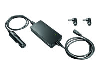 Fujitsu Car/Truck Power Adapter 90 - Adaptateur d'alimentation voiture/USB/avion - 85 Watt - noir - pour LIFEBOOK A514, E544, E554, E734, E744, E754, S935, T725, T935, U745, U904; Stylistic Q704 S26391-F2613-L610
