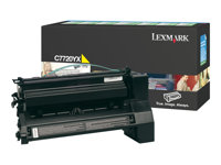 Lexmark - À rendement extrêmement élevé - jaune - original - cartouche de toner LCCP, LRP - pour Lexmark C772, C772dn, C772dtn, C772n, X772e MFP, X772e MFP Page Plus Solution, X772es MFP C7720YX