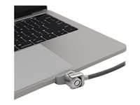 Compulocks MacBook Pro 13" M1 & M2 Adaptateur Ledge avec câble à clé argenté - Adaptateur à fente de verrouillage pour la sécurité - avec câble de sécurité à clé - pour Apple MacBook Pro 13.3 in (M1, M2) UNVMBPRLDG01KL